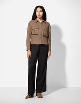 Bluse - Polyester - beige