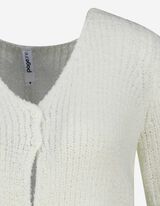 Užsegama sagomis - baltas