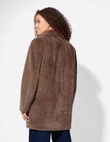 Kabát - Műszőrme - barna