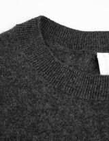 Strickshirt - Kaschmir - dunkelgrau