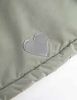 Parka - eemaldatav kunstkarusnahk - tumeroheline