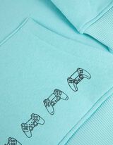 Dukserica - PlayStation - svetlo-plava