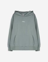 bluza z kapturem - Oversized Fit - szary