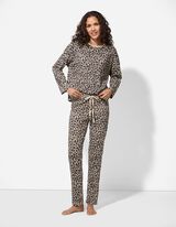 Pizsamaalsó - Párducmintás - bézs