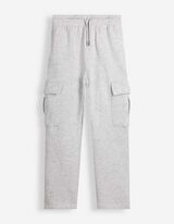 Cargohose - Loose Fit - Hellgrau