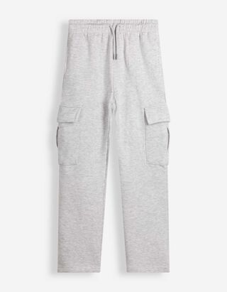 Cargohose - Loose Fit - Hellgrau