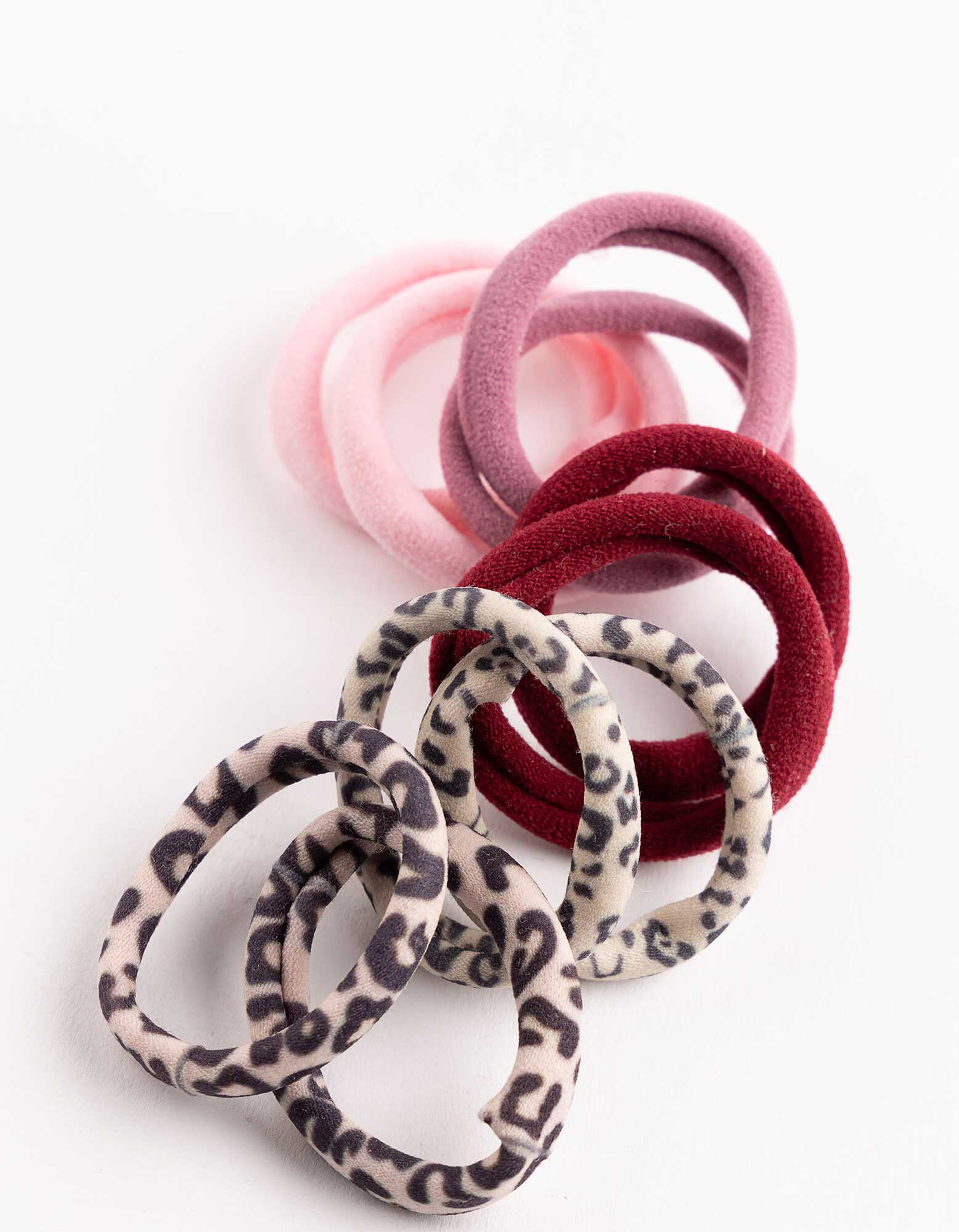 &Eacute;lastique &agrave; cheveux - Lot de 10 - rose