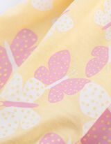 Haljina - Print - svetlo-zuta