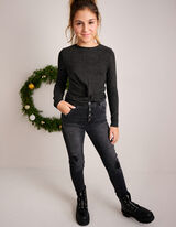 Jeans - Skinny Fit - nero