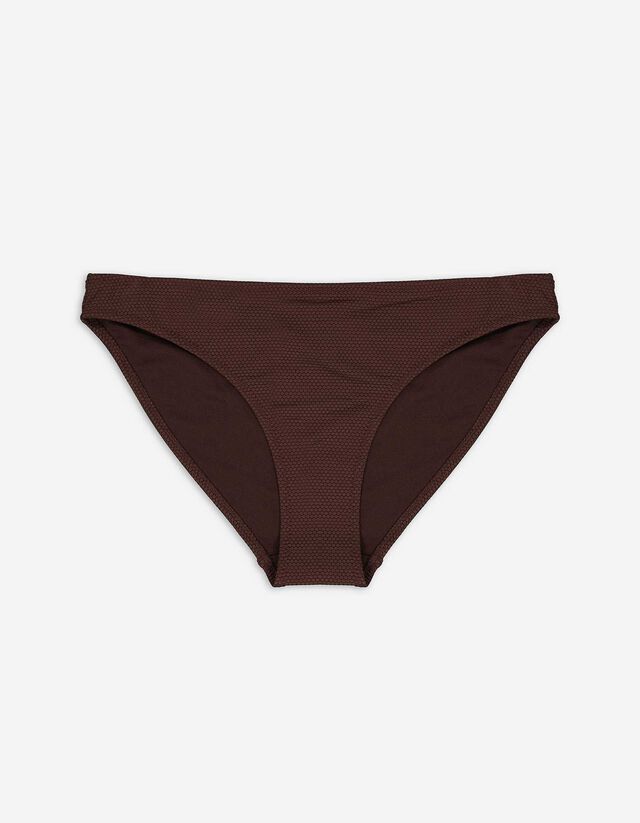Slip de bikini - Unicolore - marron clair