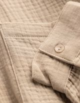 Bluse - Musselin - beige