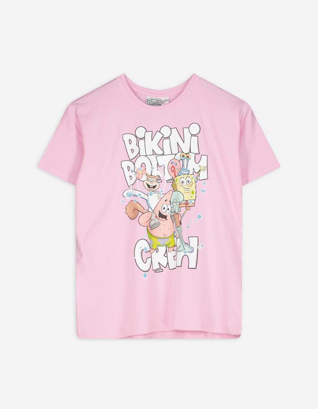 T-Shirt - SpongeBob - rosa