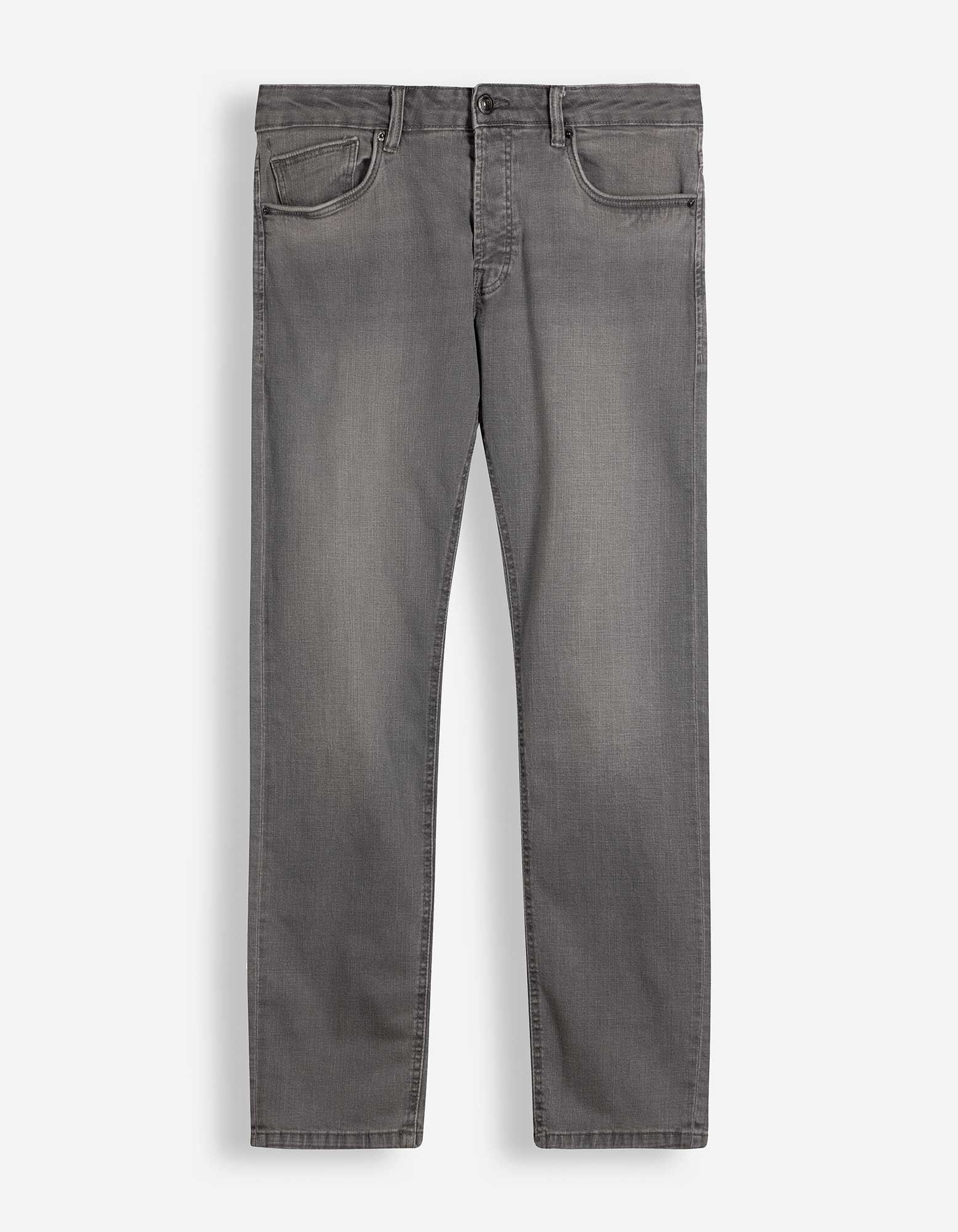 Jeans - Tapered Fit - Grau