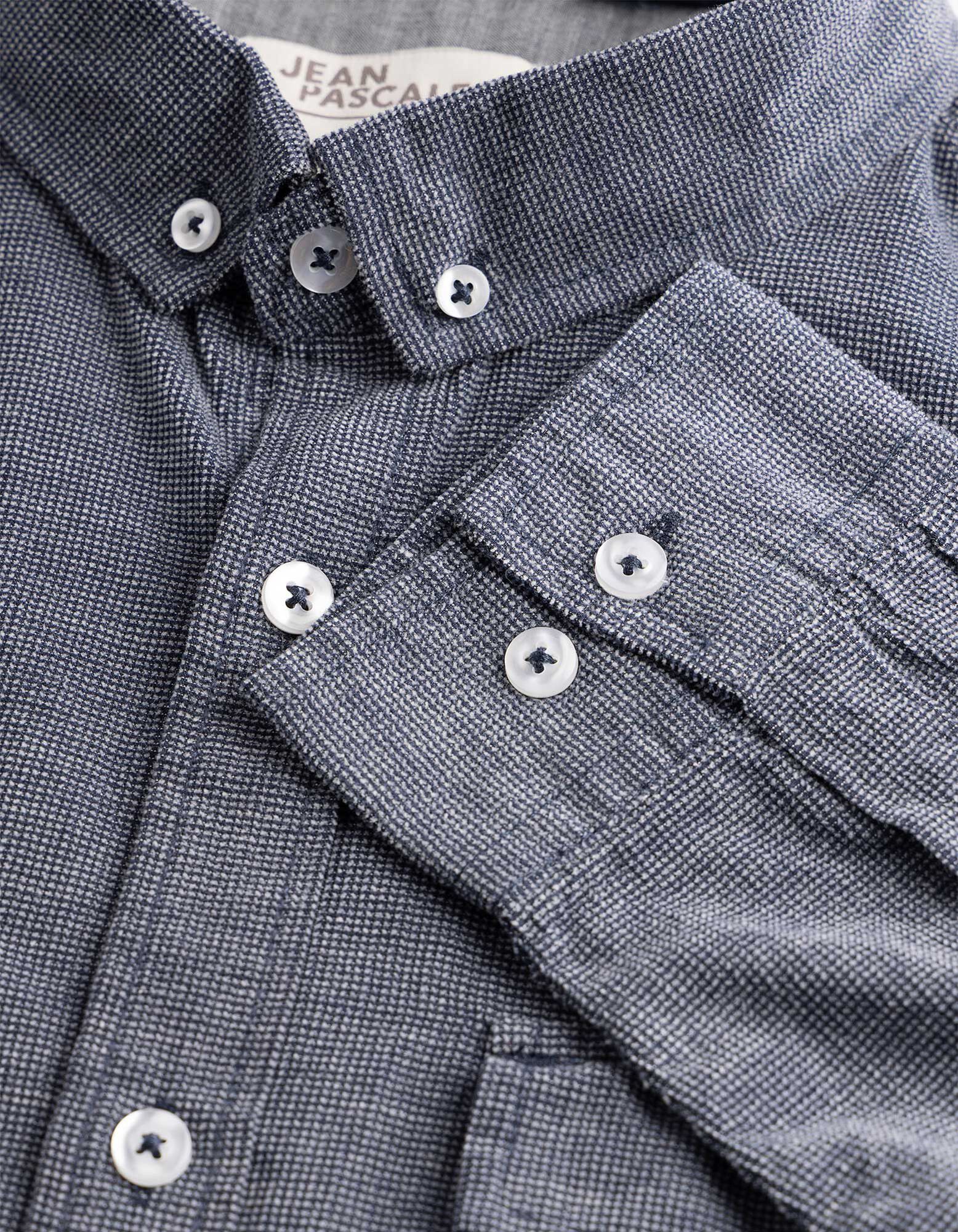 Hemd - Cord - blau