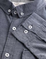 Hemd - Cord - blau