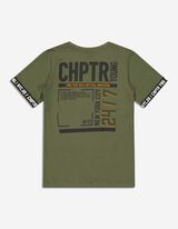 Majica kratkih rukava - Print s porukom - tamno zelena