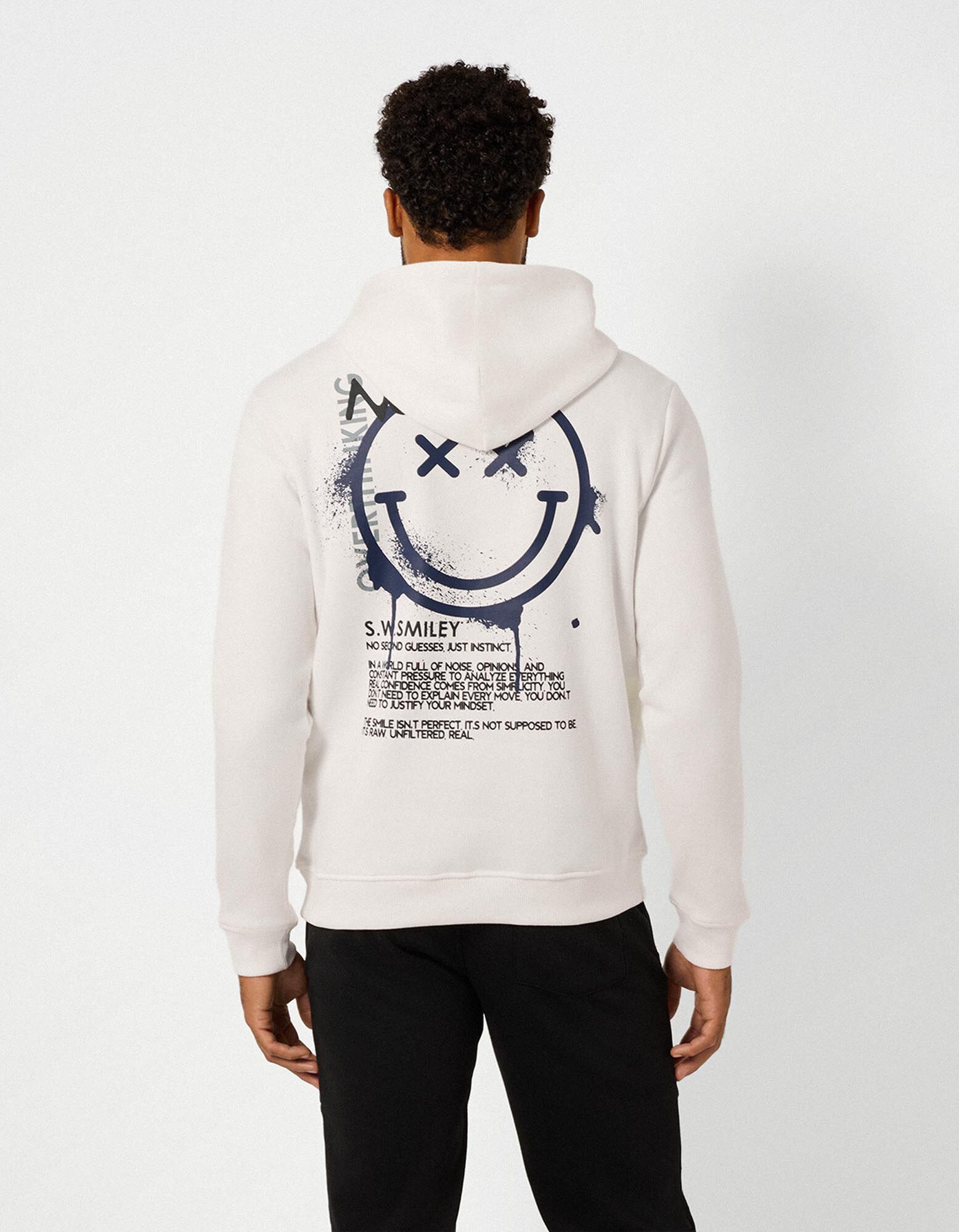 Sweatshirt - S.W.SMILEY - Off-White