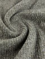 Dzianinowa sukienka - golf - ciemny zielony