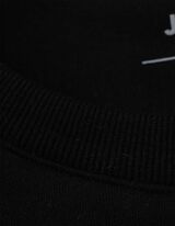 Sweatshirt - einfarbig - schwarz