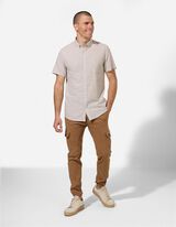 Hemd - Leinen-Mix - grau