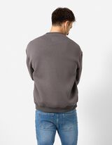Sweatshirt - Oversized Fit - Dunkelgrau