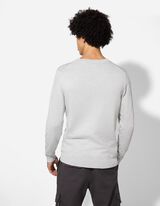 Pulover - Viskozna mešanica - siva