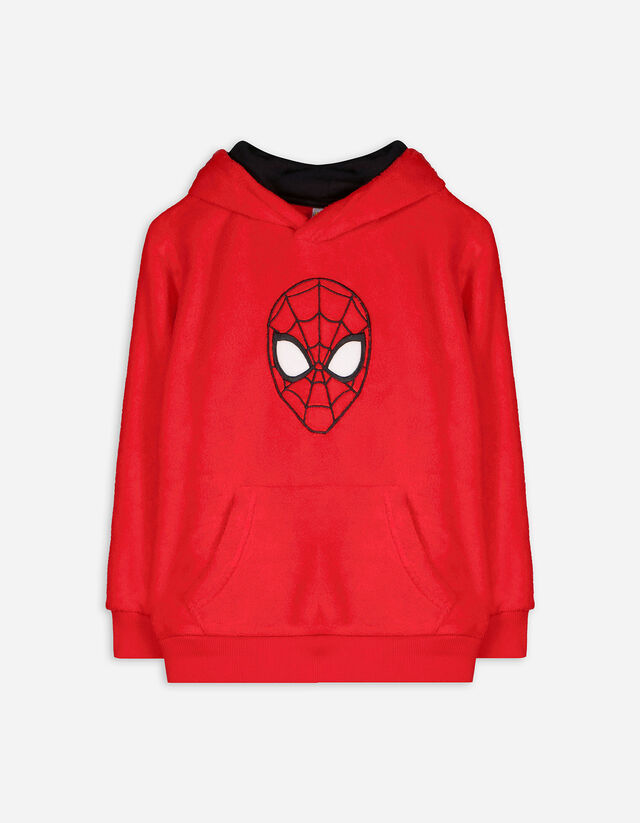 Mikina s kapucňou - Spiderman - cervena