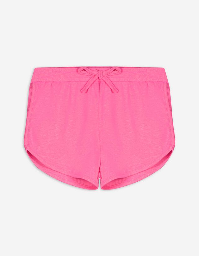 Pantaloncini - Fiocco applicato - rosa fucsia