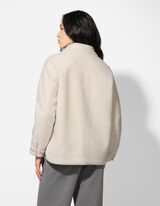 Jakna - Pliš - belo