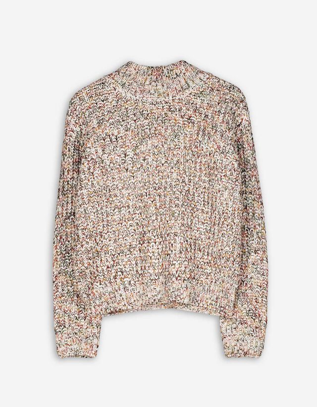 Strickpullover - Stehkragen