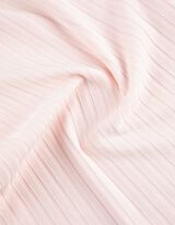 Kilote pantalone - rebrasti materijal - roze