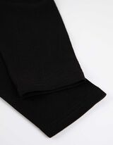 Hosszú ujjú felső - Kerek nyakkivágás - fekete