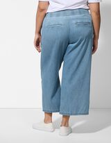 Culotte nadrág - Gumis derék - vilagoskek