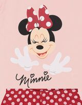 Set pijama alcătuit din bluză și pantaloni scurți - Minnie Mouse - Roz