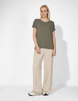 T-Shirt - Viskose-Mix - gr&uuml;n