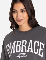 Felpa - Oversized Fit - grigio scuro