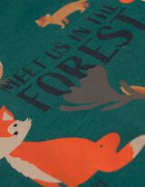 Longsleeve - Print - donkergroen