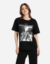 Tričko - Potlač - cierna