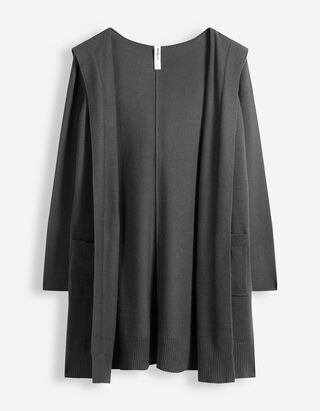 Cardigan - einfarbig - Dunkelgrau