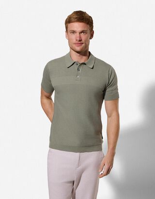 Poloshirt - Regular Fit - dunkelgr&uuml;n