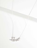 Kette Love Schriftzug