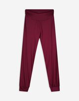 Pantaloni da jogging - LENZING™ ECOVERO™ - rosso scuro