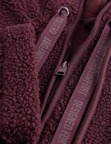 Sweatjacke - Teddyfell - Lila