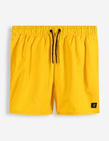 Badehose - einfarbig - gelb