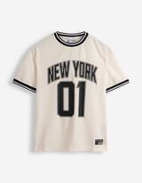 T-Shirt - Mesh - wei&szlig;