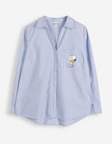 Bluse - Snoopy - hellblau