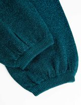 sukienka - Lurex - ciemny zielony