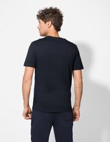 Tricou - Patch de etichetă - Albastru inchis