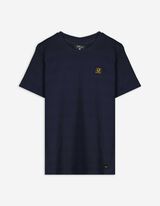 T-Shirt - Aufnäher - dunkelblau