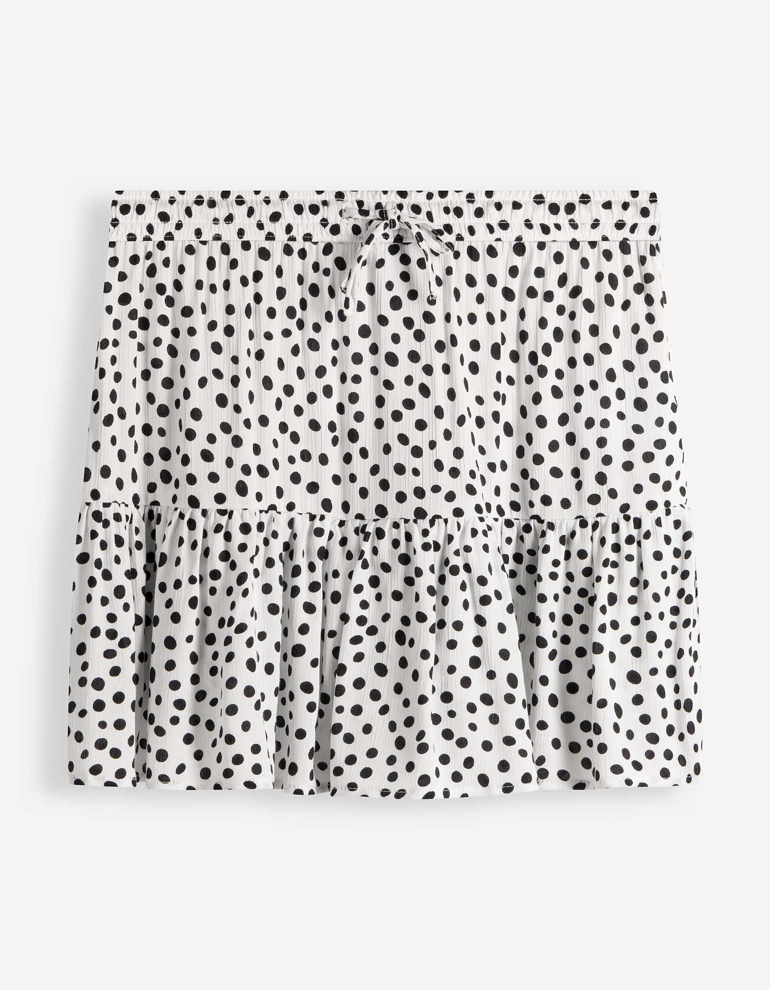 Jupe-short - Ceinture &eacute;lastique - beige